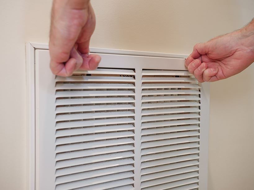 Air duct in home