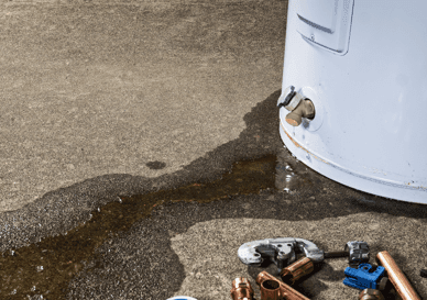 leaking water heater